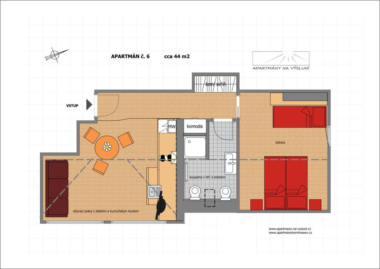 Apartmany Na Vysluni Horní Maxov 外观 照片