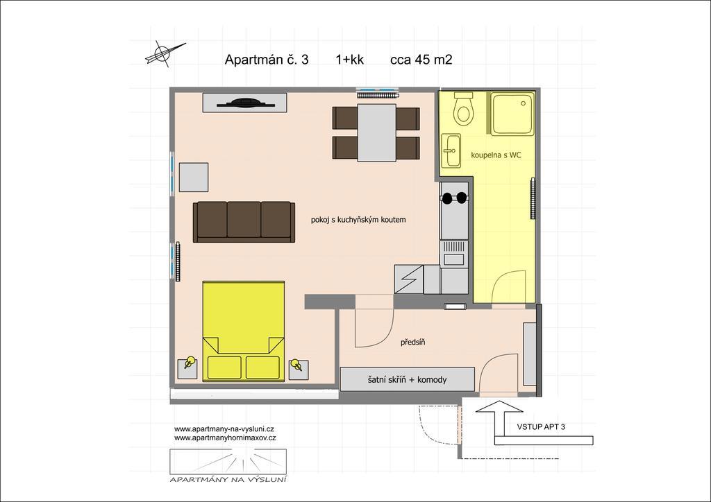 Apartmany Na Vysluni Horní Maxov 外观 照片